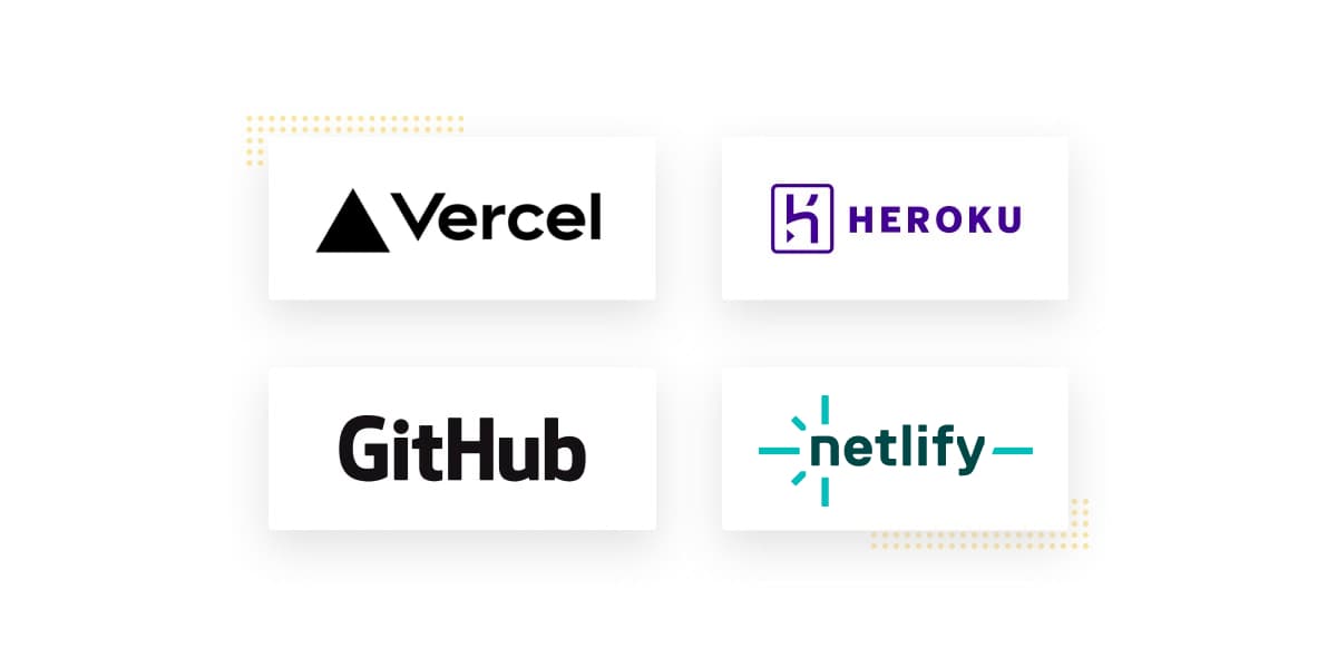 Pull Request Reviews work with popular deployment methods, such as Vercel, Netlify, Heroku or GitHub deployment statuses.