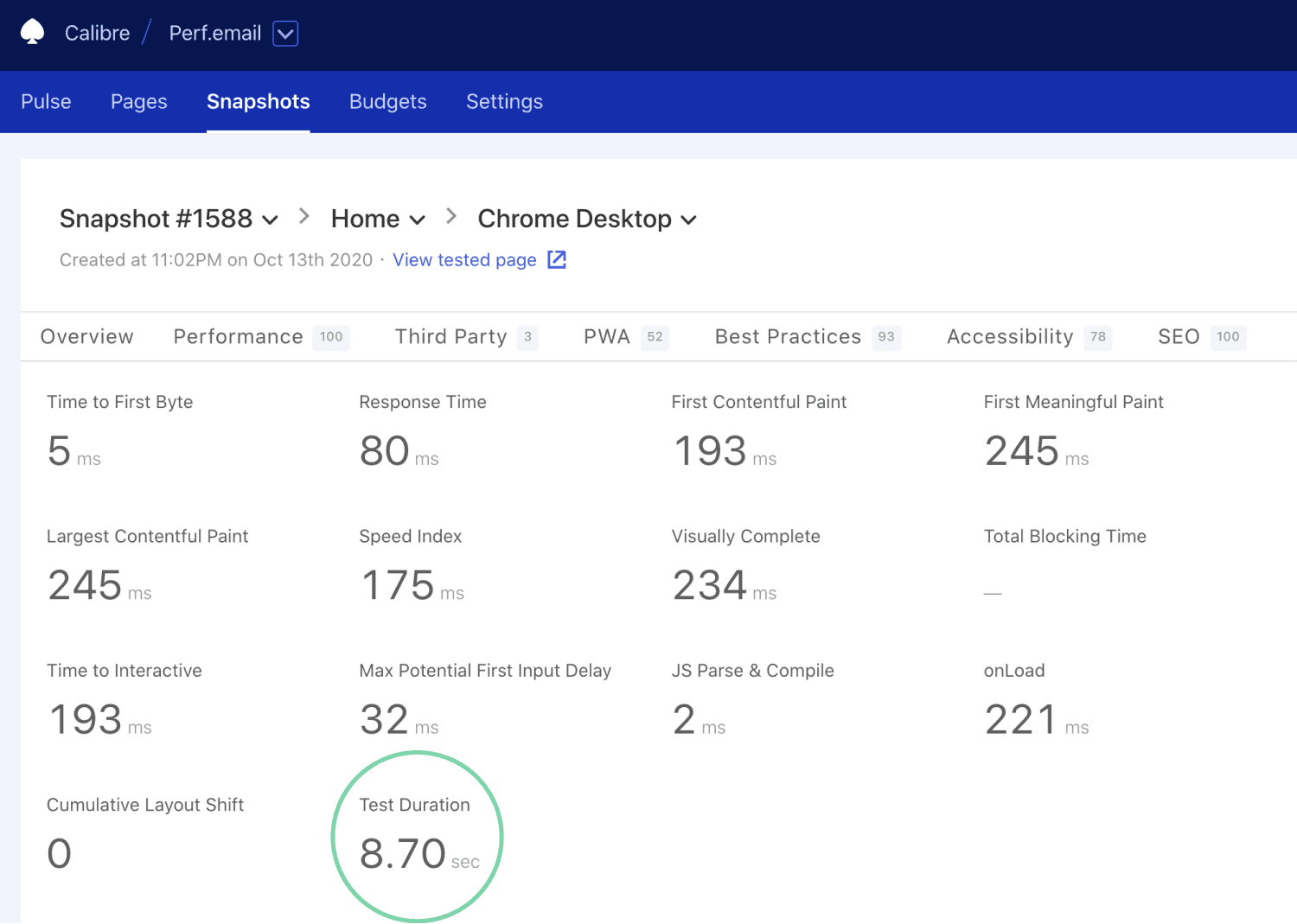 See how long your tests take to run