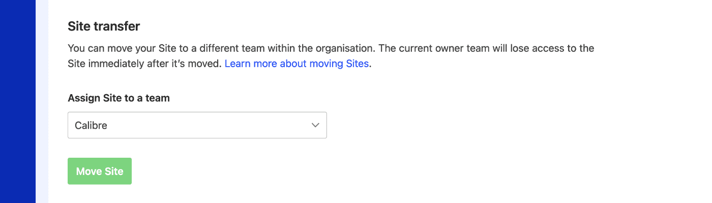 Create a new team and add existing organisation members to it.