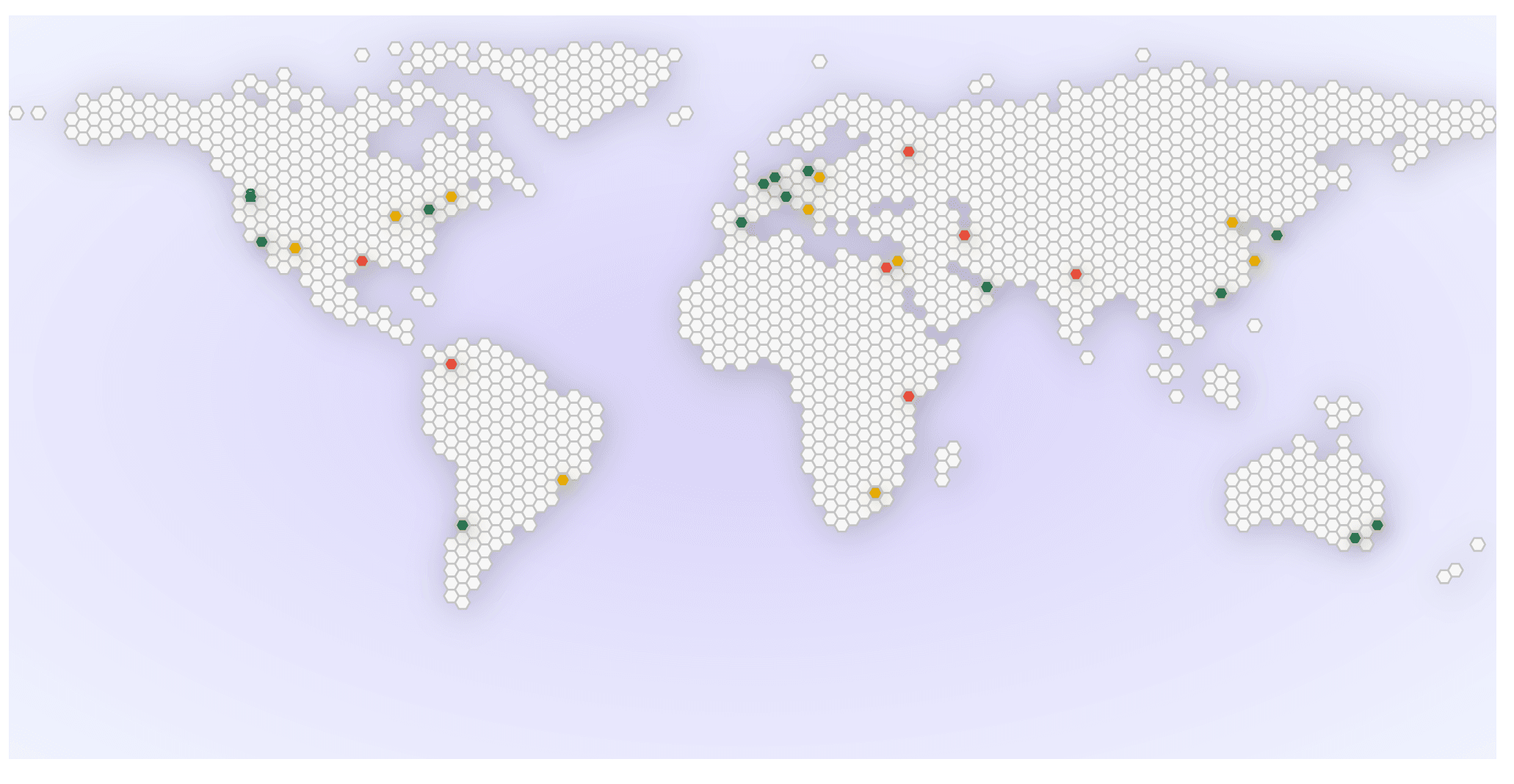 An early render of the map with cities highlighted