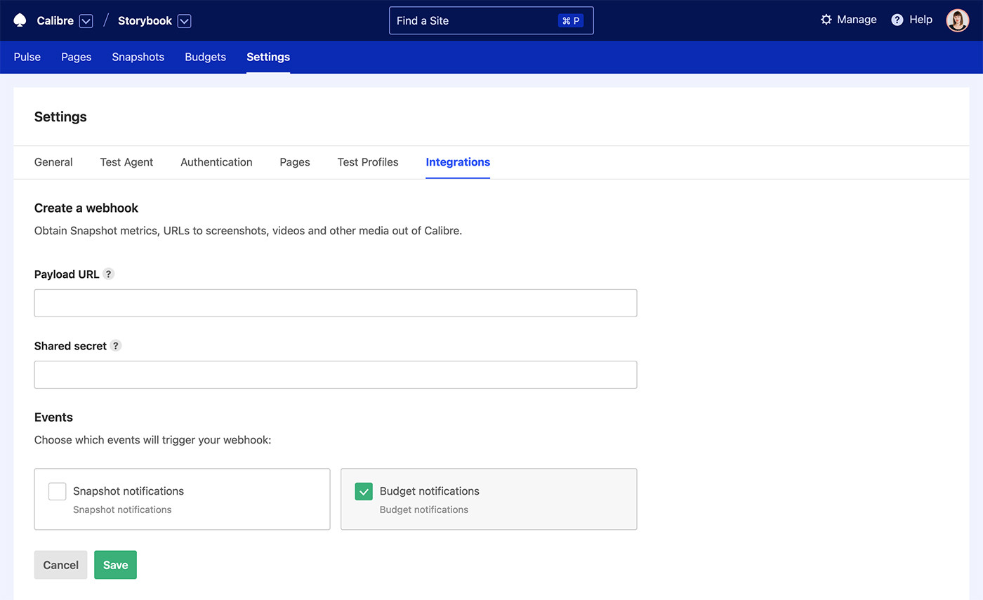 Core Web Vitals are now the default metric set, which means you will see it across all Calibre reports.